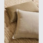 Weave Home European Linen Como Cushion - Clay | Three Sizes gallery detail image