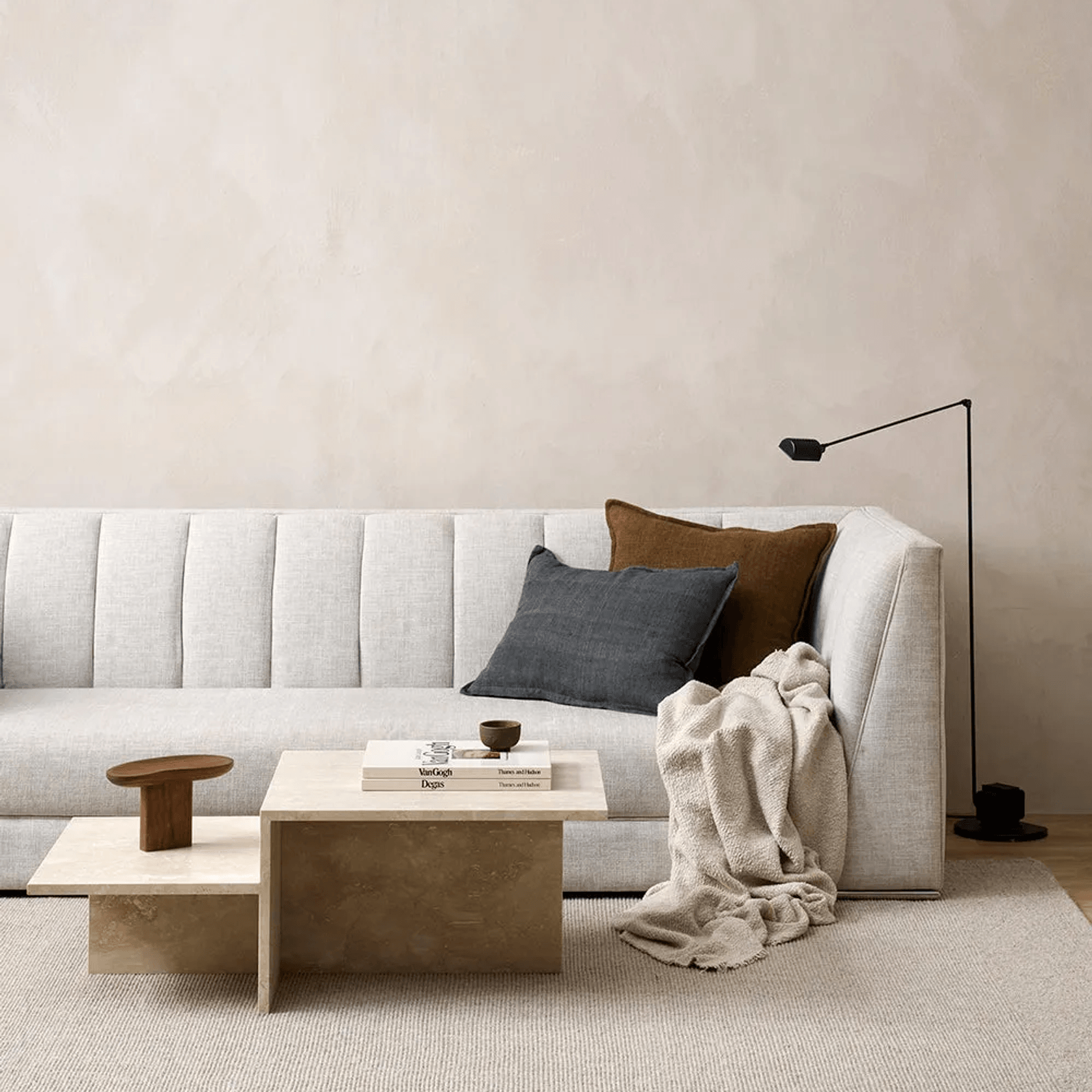 Baya Arcadia Handwoven Linen Cushion - Nori | Lumbar gallery detail image