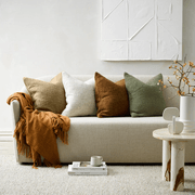 Baya Cyprian Cushion - Oatmeal | Two Sizes gallery detail image