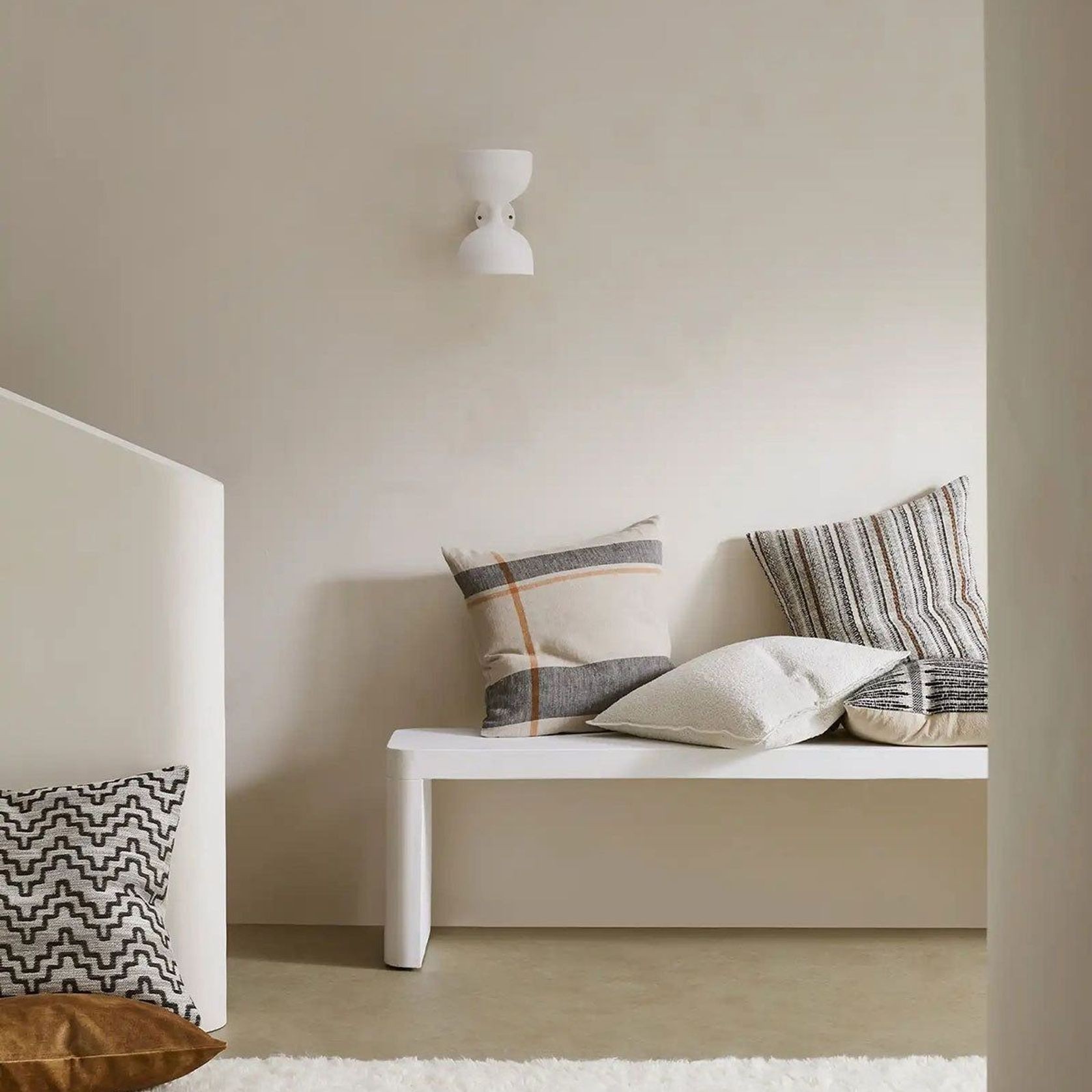 Weave Home Dante Cushion - Linen | 50 x 50cm gallery detail image