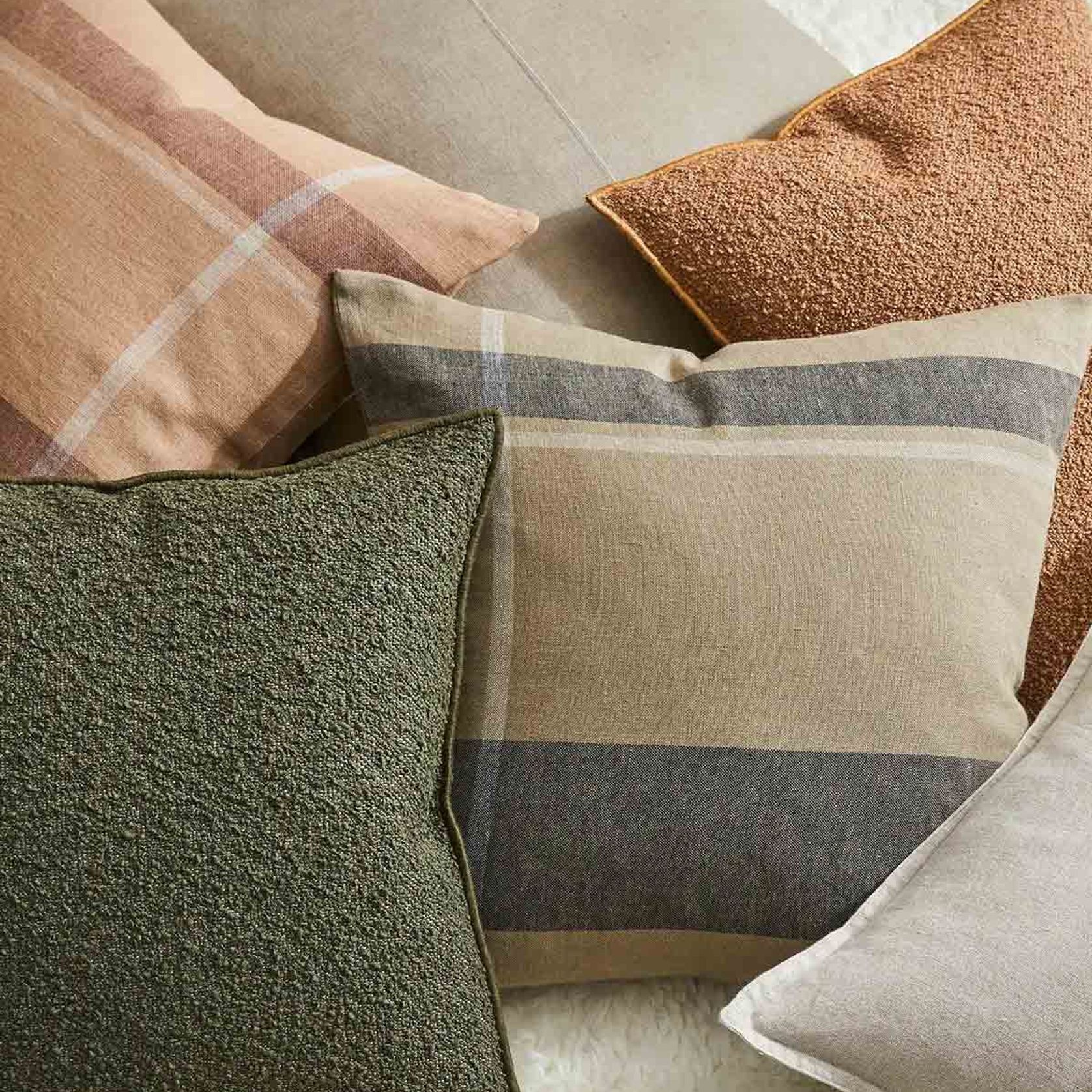 Weave Home Dante Cushion - Terracotta | 50 x 50cm gallery detail image