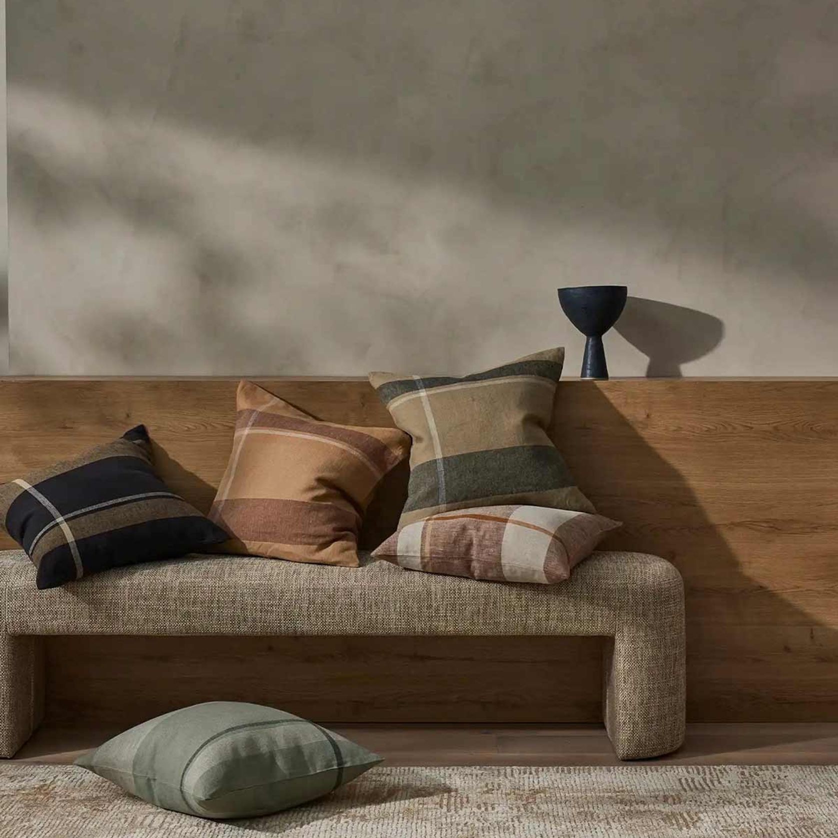 Weave Home Dante Cushion - Terracotta | 50 x 50cm gallery detail image