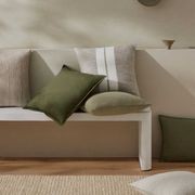 Weave Home Fiore Cushion - Olive | Square and Lumbar gallery detail image