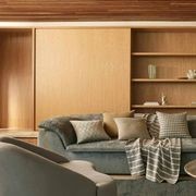 Weave Home Giovanni Cushion - Mist | Bouclé Houndstooth gallery detail image