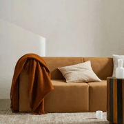 Weave Home Alberto Boucle Cushion - Nougat | 50 x 50cm gallery detail image