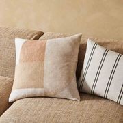 Weave Home Vinnie Striped Cushion - Glacier | Square and Lumbar gallery detail image