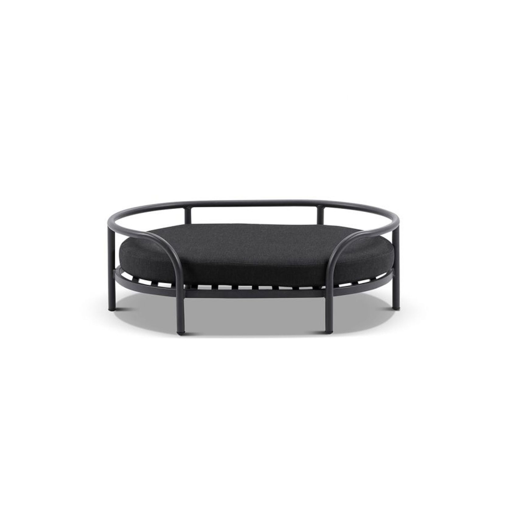 Santorini Outdoor Aluminium Pet Daybed - Charcoal Grey gallery detail image