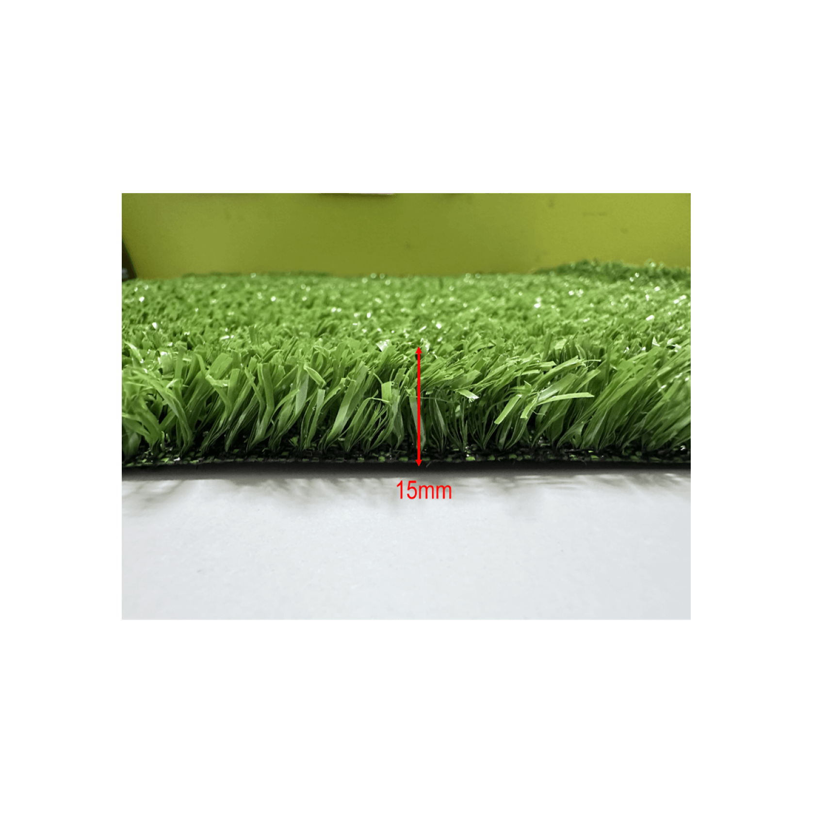 Artificial Synthetic Grass 1m x 10m 15mm - Natural gallery detail image