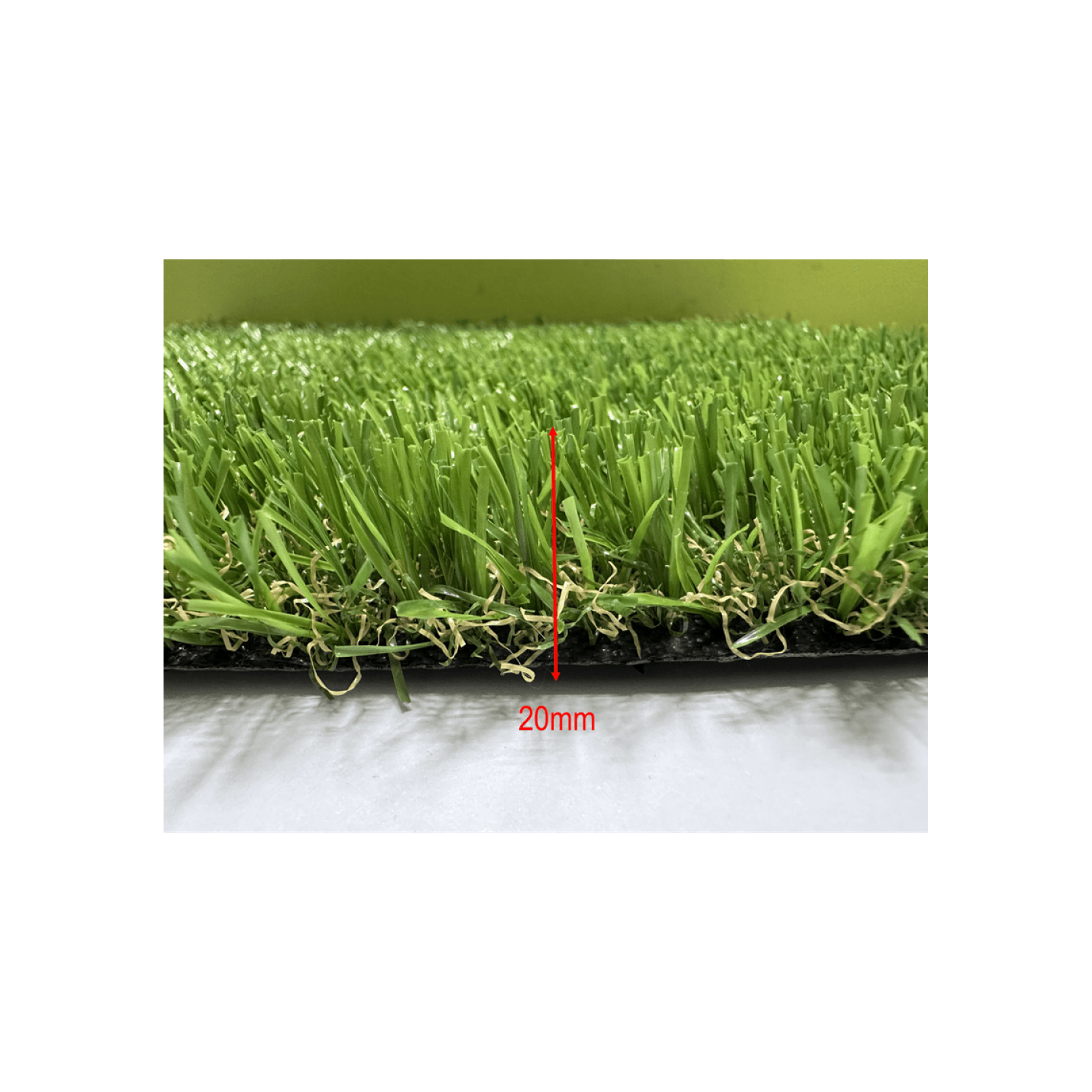 Artificial Synthetic Grass 1m x 10m 20mm - Natural gallery detail image