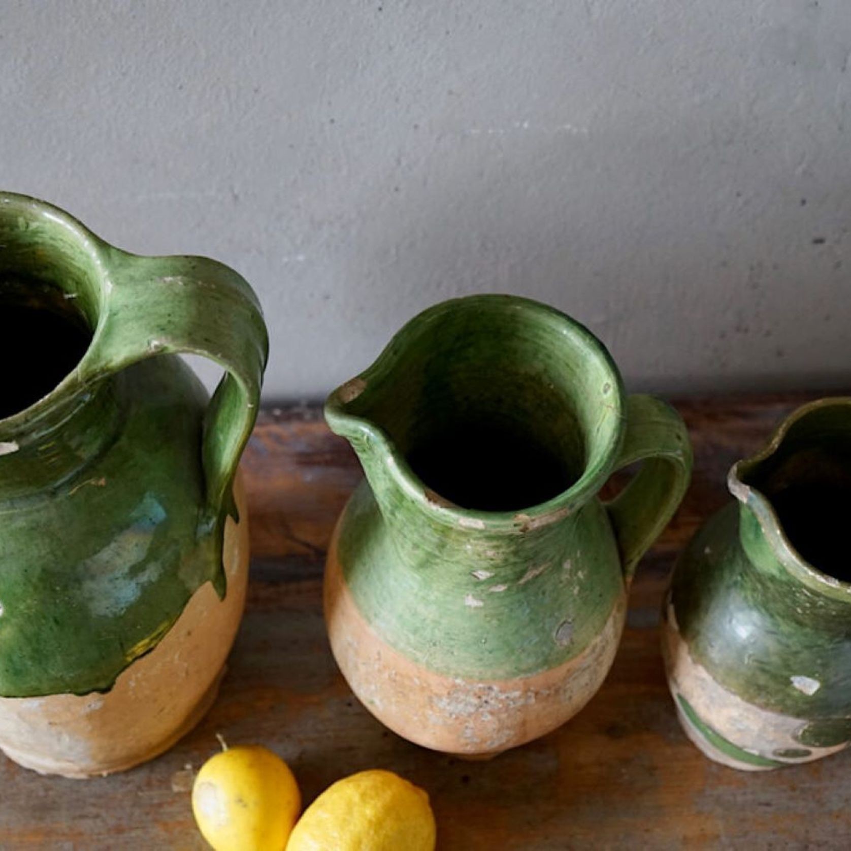 French Antique Terracotta Water Jugs gallery detail image