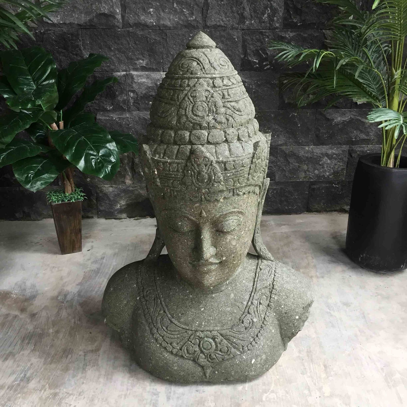 Greenstone Buddha Statue 105cm gallery detail image
