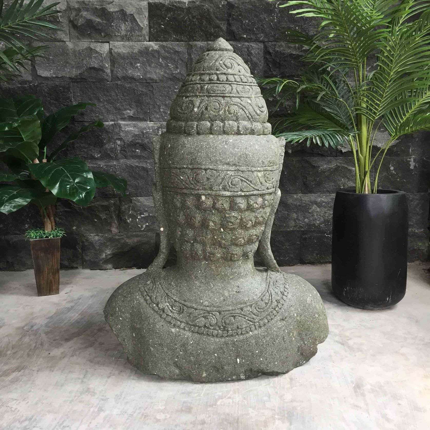 Greenstone Buddha Statue 105cm gallery detail image