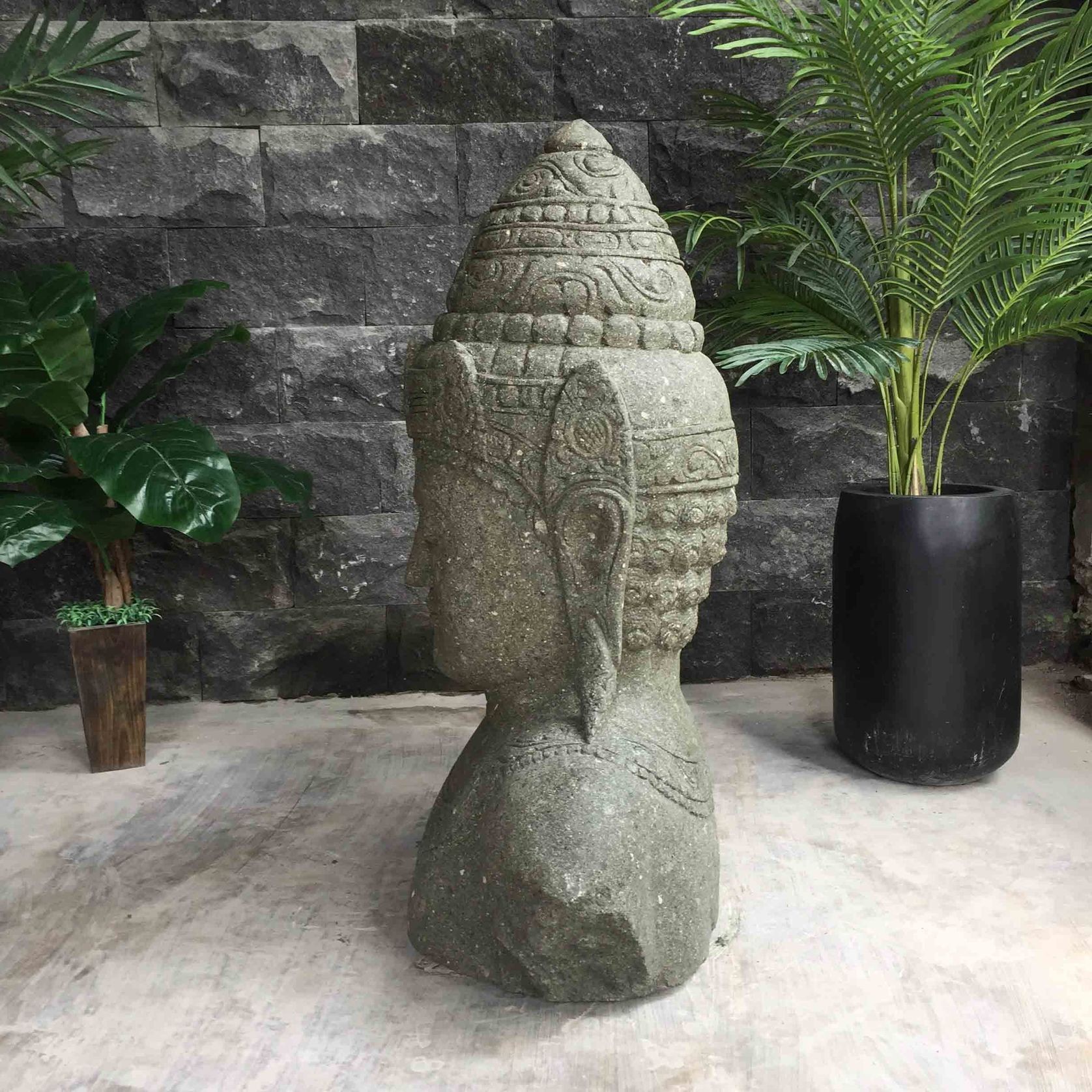 Greenstone Buddha Statue 105cm gallery detail image