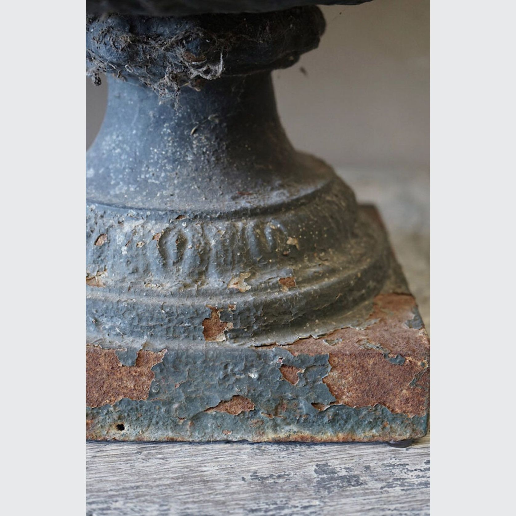 French Antique Cast Iron Urns (Pair) gallery detail image