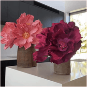 Two Toned Crepe Paper Flower gallery detail image