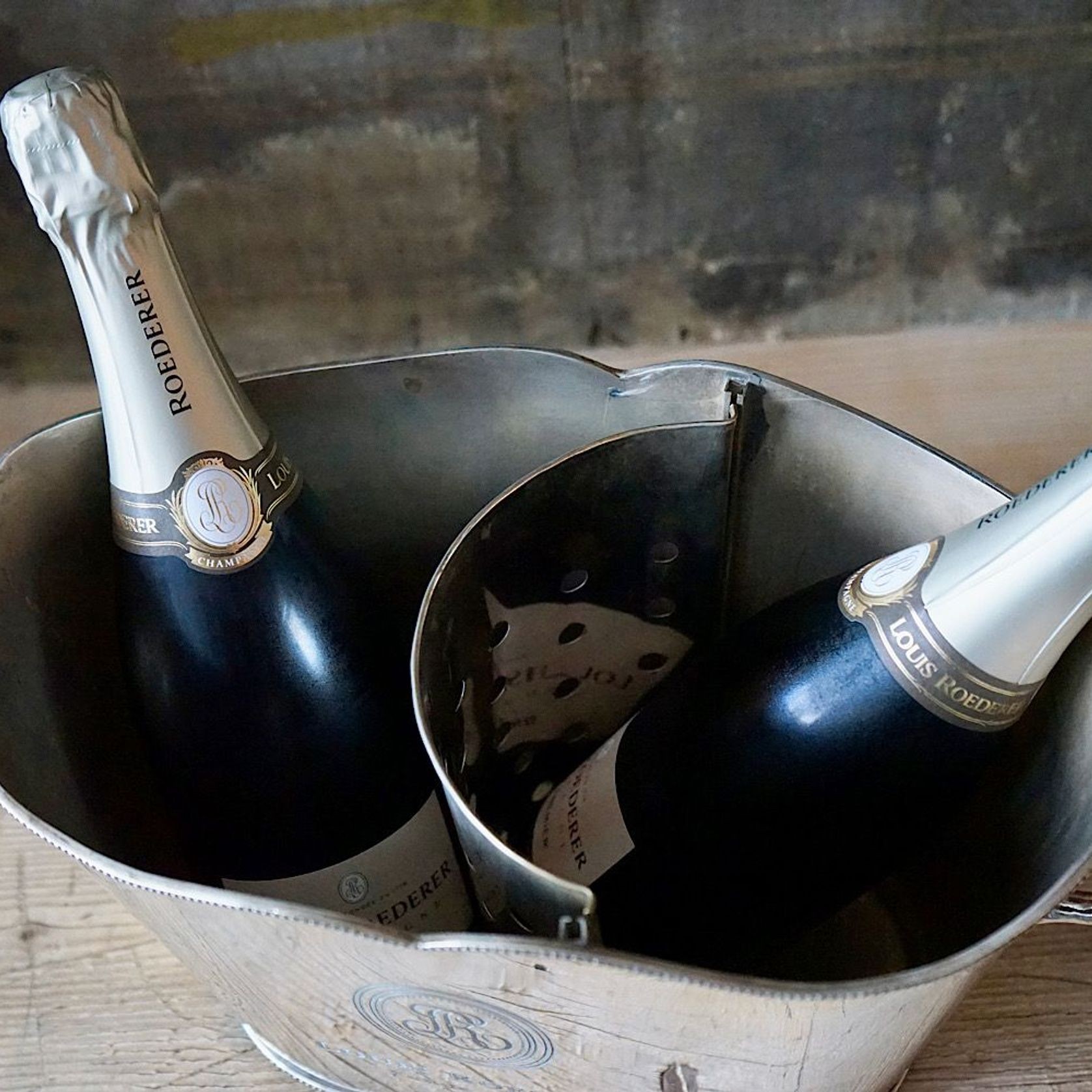 Vintage Louis Roederer Champagne Bucket gallery detail image