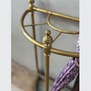 Antique French Brass Umbrella Stand gallery detail image