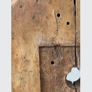 Large Antique Mounted Wooden Cog gallery detail image