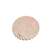 Scalloped Edge Round Tray - Pearl Pink Blush Marble gallery detail image