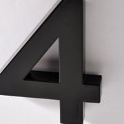 Black Stainless Steel Numbers & Letters gallery detail image