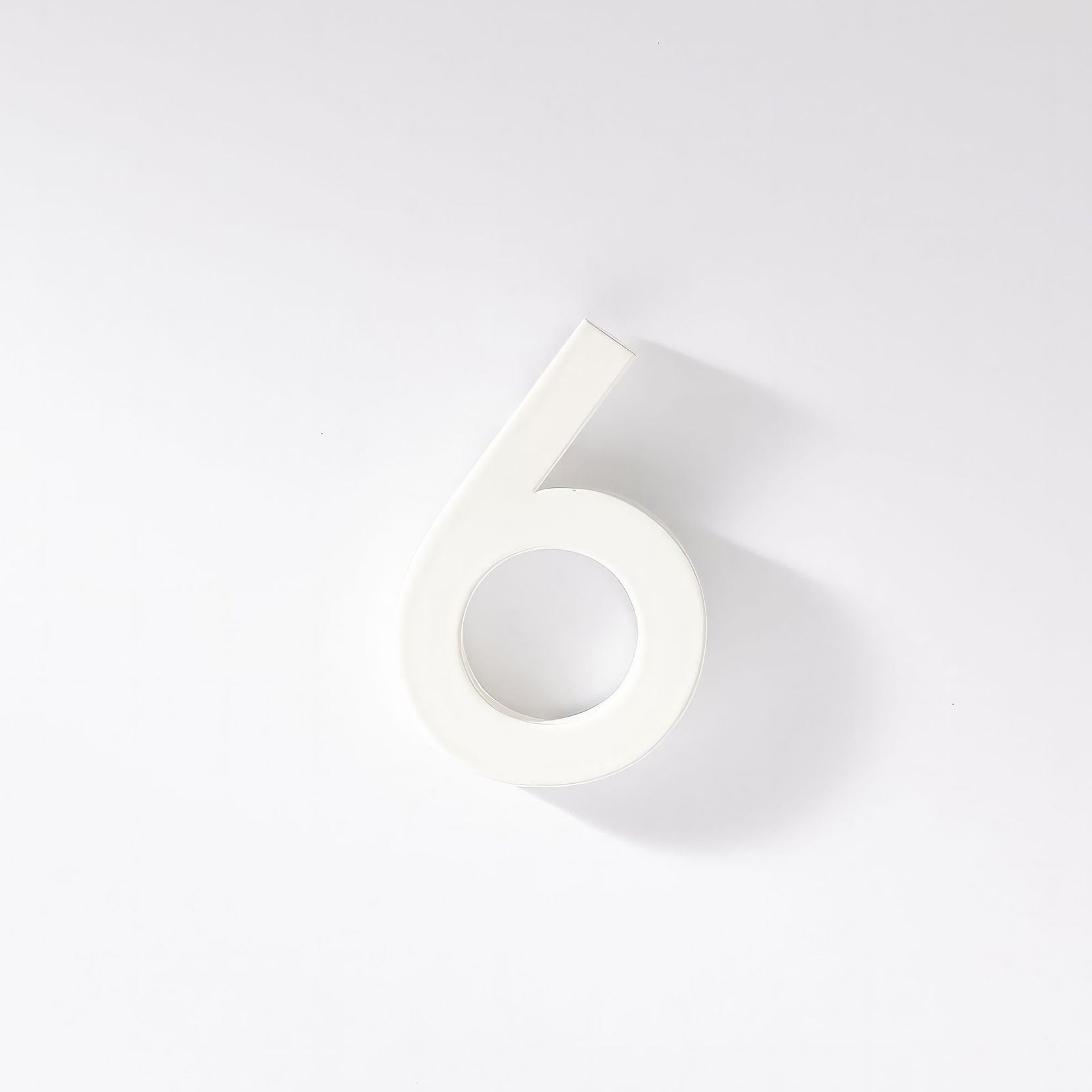 White Stainless Steel Numbers & Letters gallery detail image