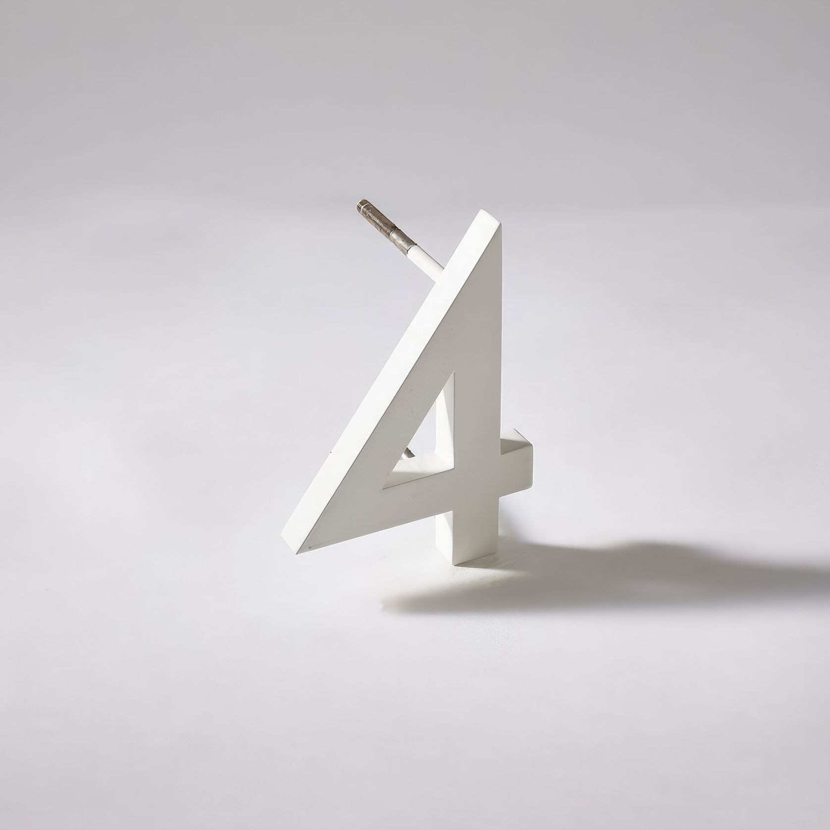 White Stainless Steel Numbers & Letters gallery detail image