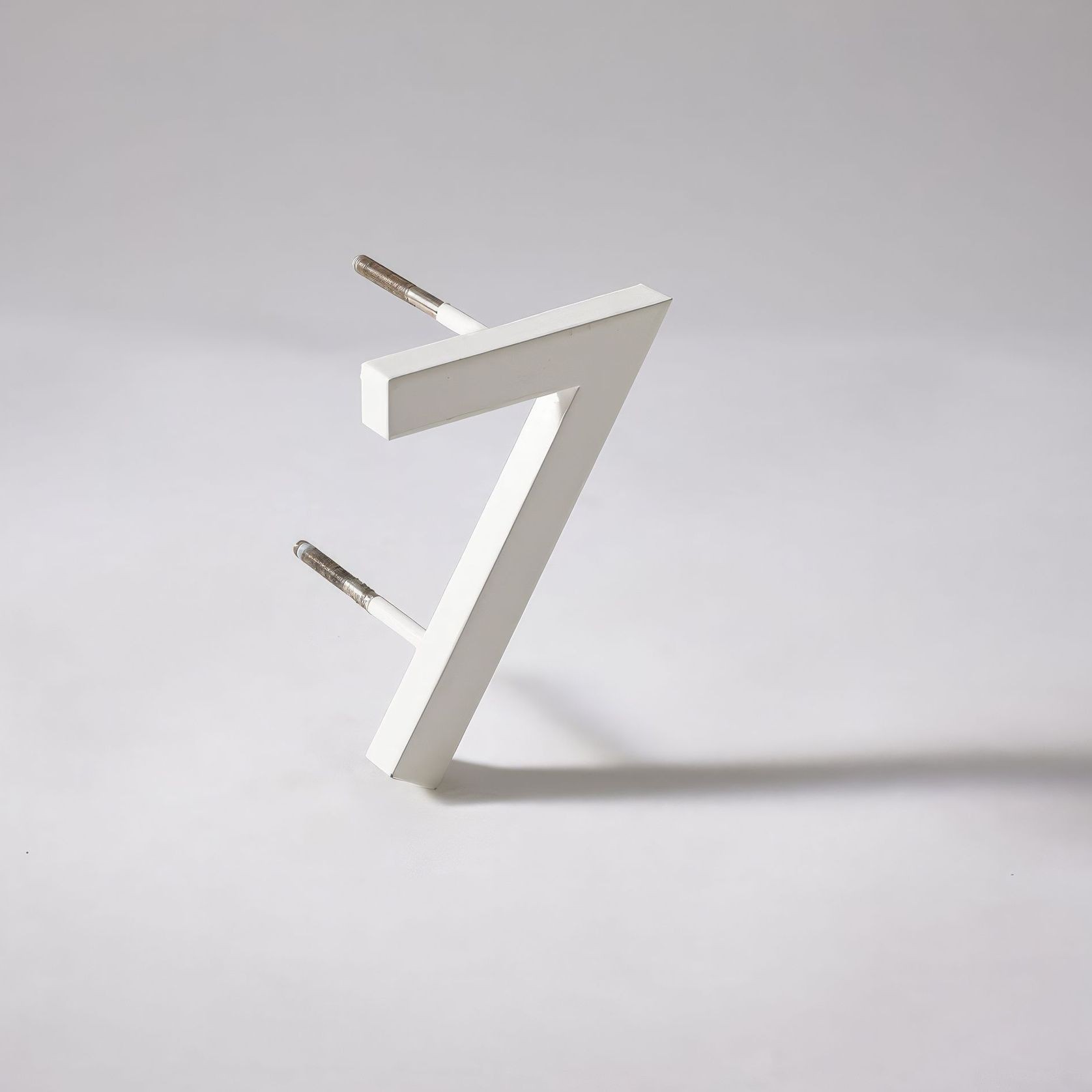 White Stainless Steel Numbers & Letters gallery detail image