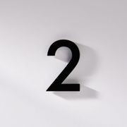 Black Stainless Steel Numbers & Letters gallery detail image