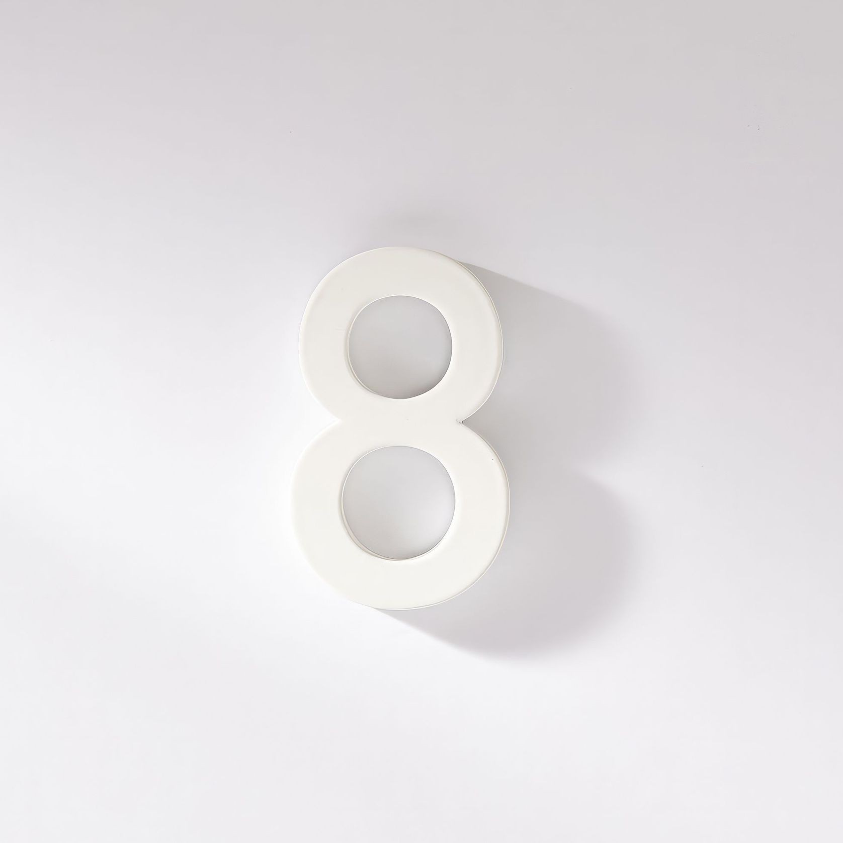 White Stainless Steel Numbers & Letters gallery detail image