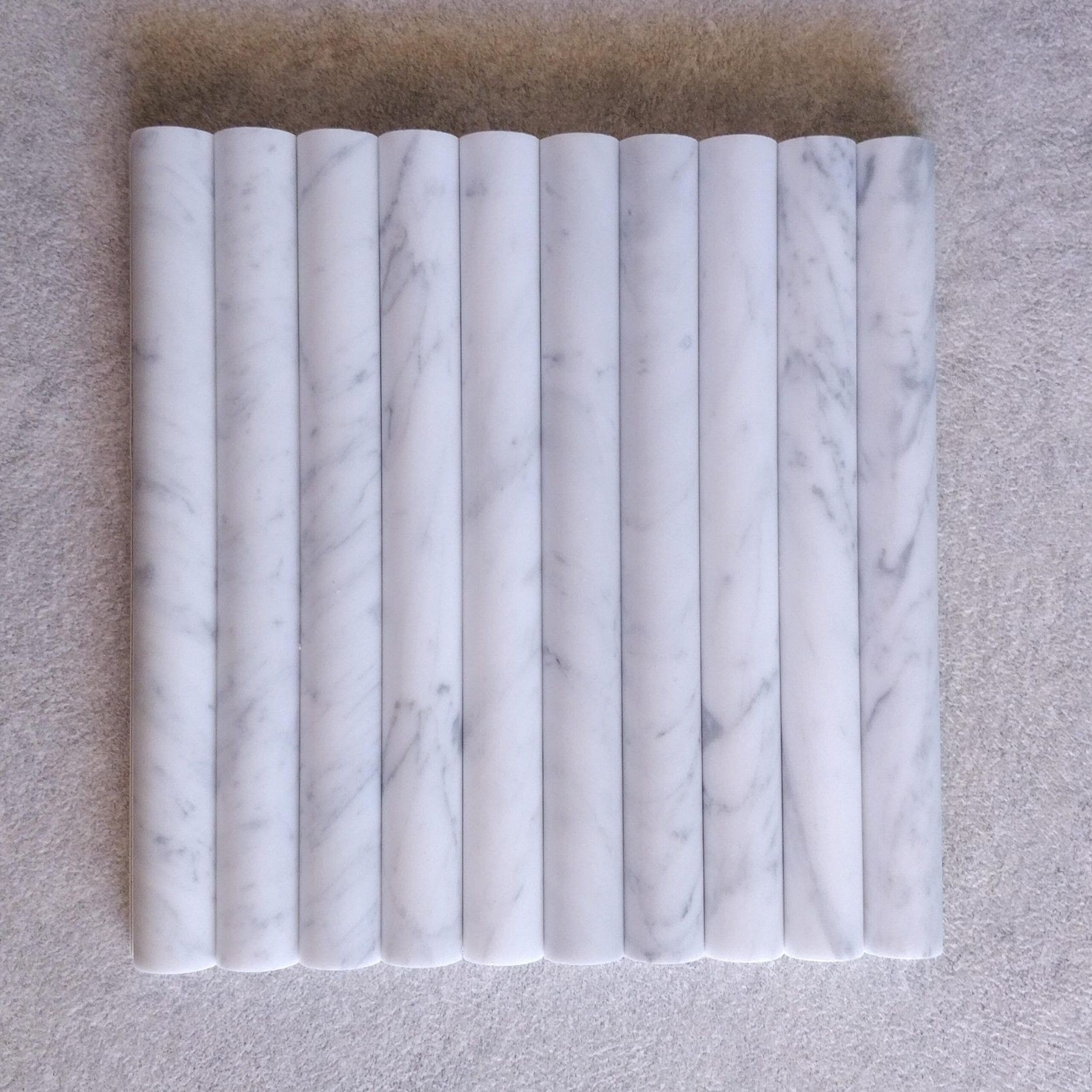 Carrara Marble Flute gallery detail image