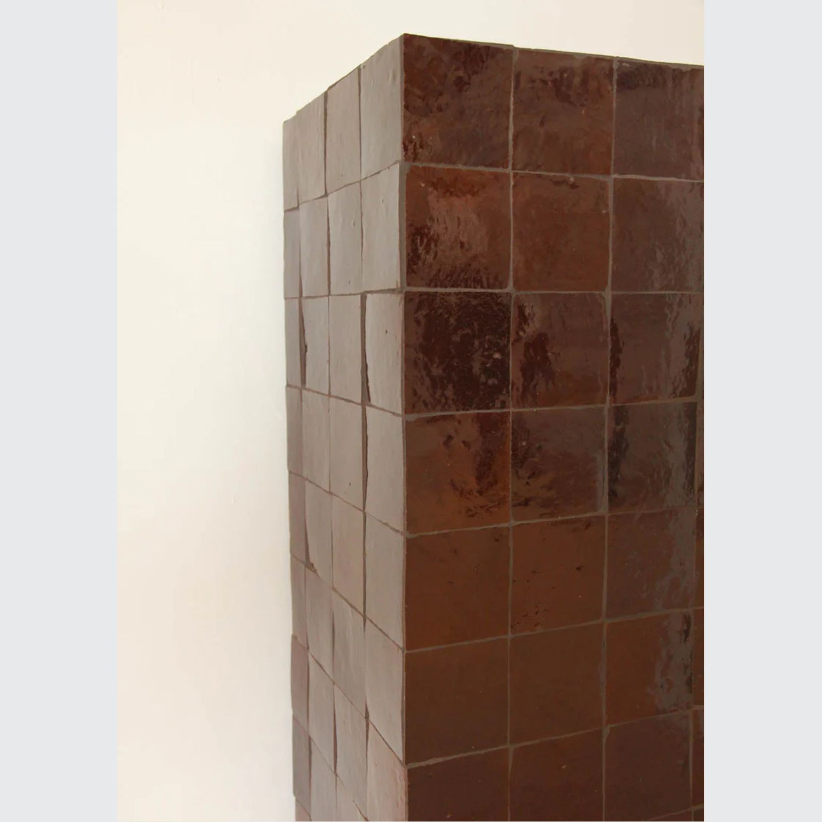 Moroccan Zellige 10x10cm Chocolate gallery detail image