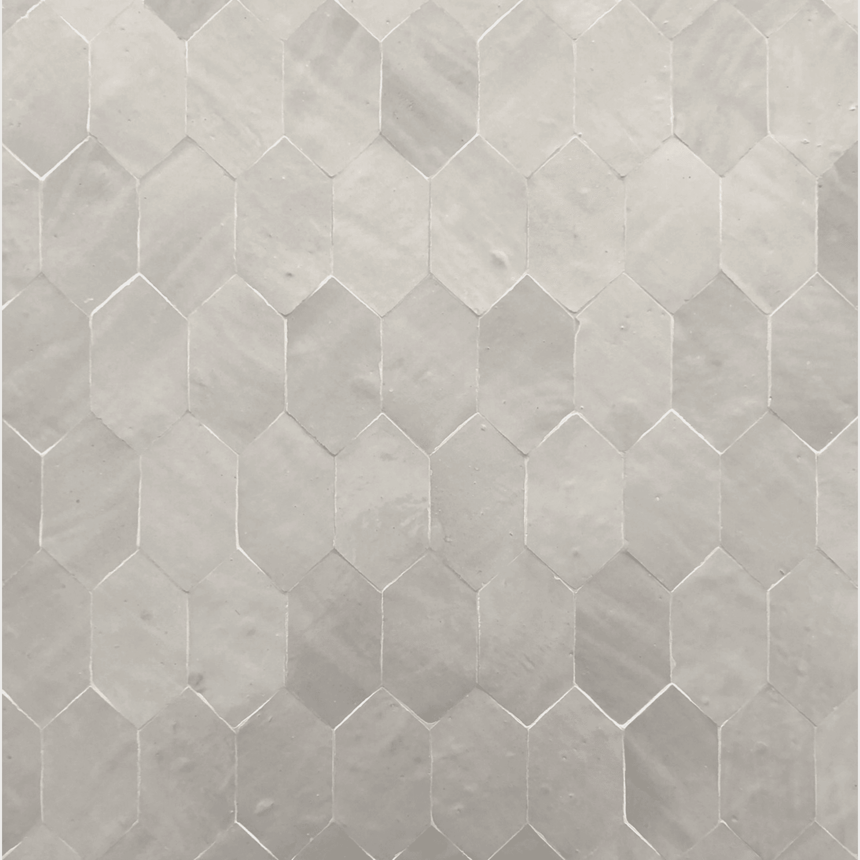 Moroccan Zellige - Nahla Hex - Casa White gallery detail image