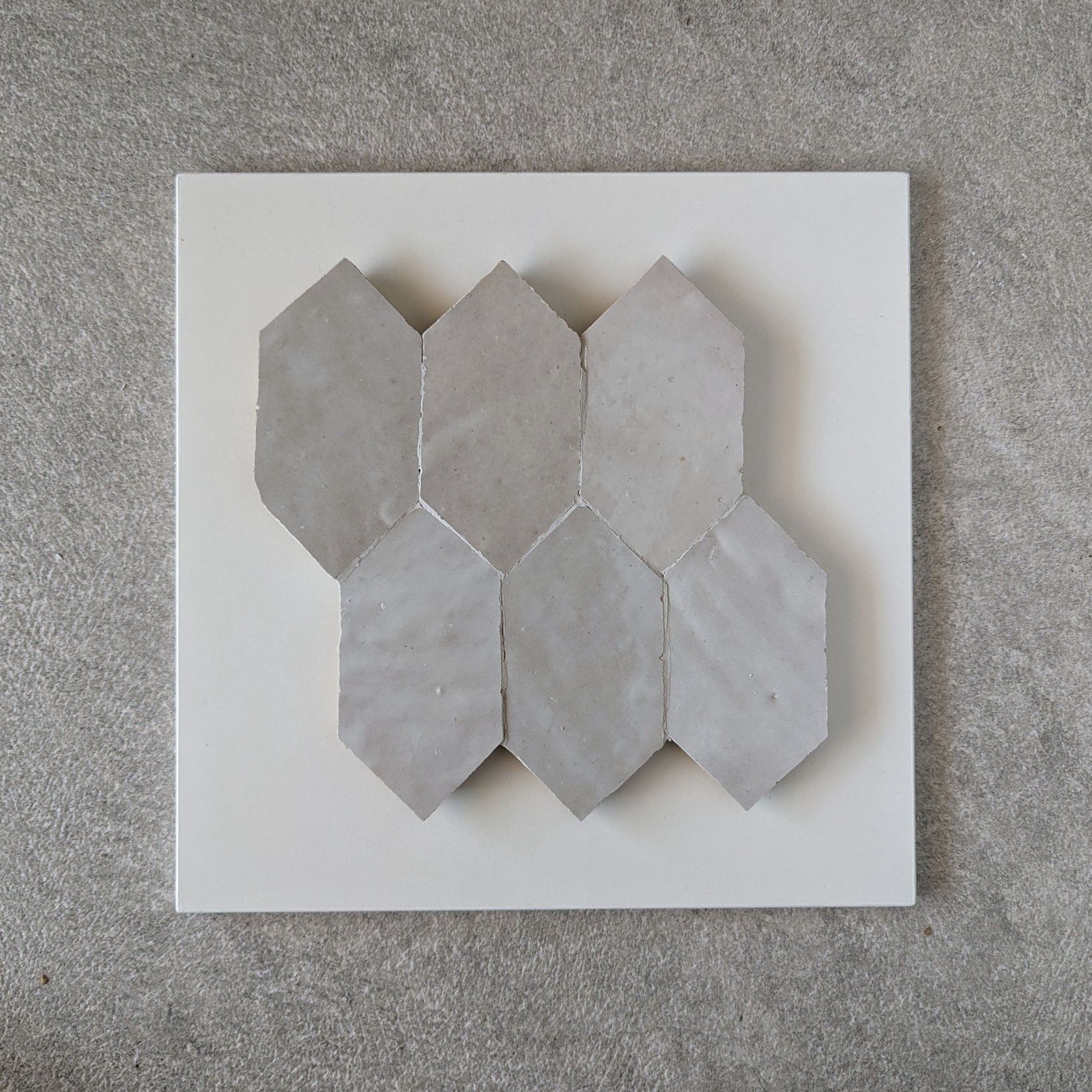 Moroccan Zellige - Nahla Hex - Casa White gallery detail image