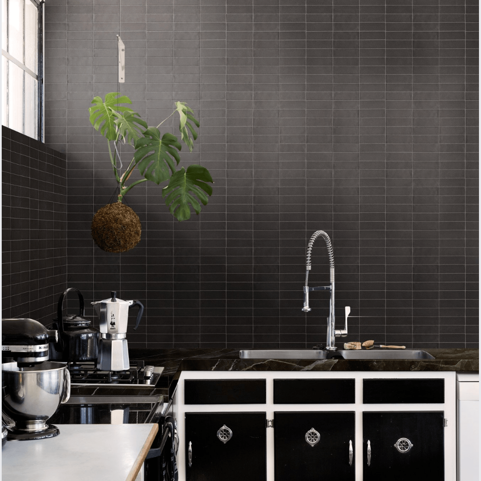 CARTER NERO MATT 150X50MM gallery detail image