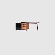 62 Desk with Black Cabinet by Gubi gallery detail image