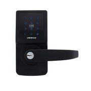 Carbine Electronic Door Lever Set Touch Screen Matt Black CEL-3IN-1MB8MBKIT gallery detail image