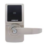 Carbine Electronic Door Lever Set Touch Screen Satin Nickel CEL-3IN1-SL8SNKIT gallery detail image