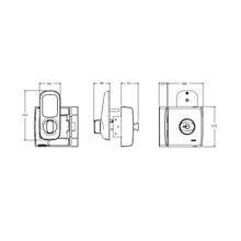 Lockwood Touch Door Electronic Deadlatch 001T1K1CPDP gallery detail image