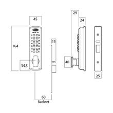 Lockwood Digital Door Lock Right Hand 3572DXKORSC gallery detail image