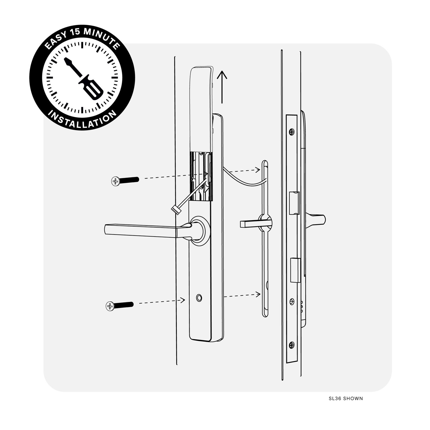 Sylvan Electronic Silver Leverset SL36E.S gallery detail image