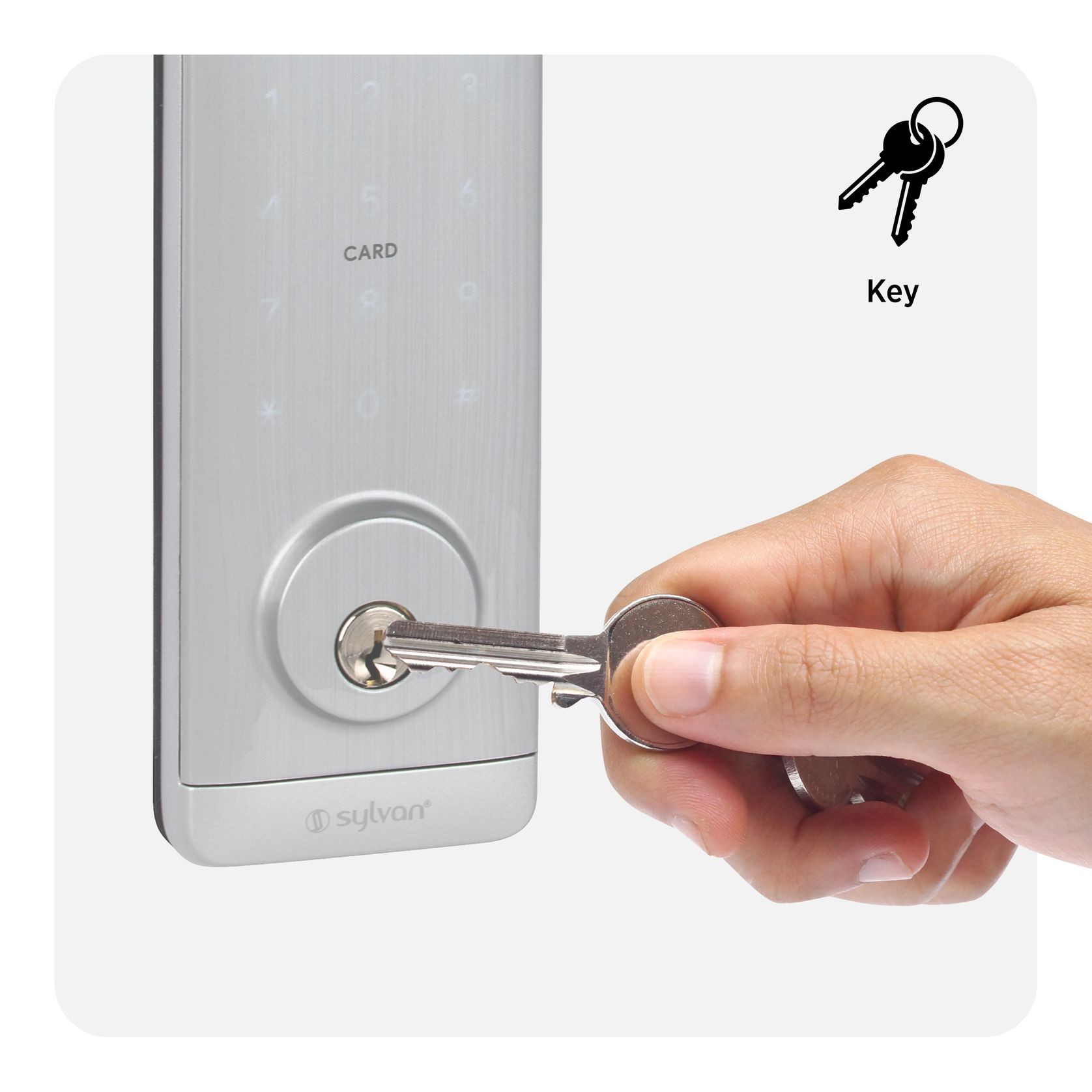 Sylvan Electronic Silver Leverset SL36E.S gallery detail image