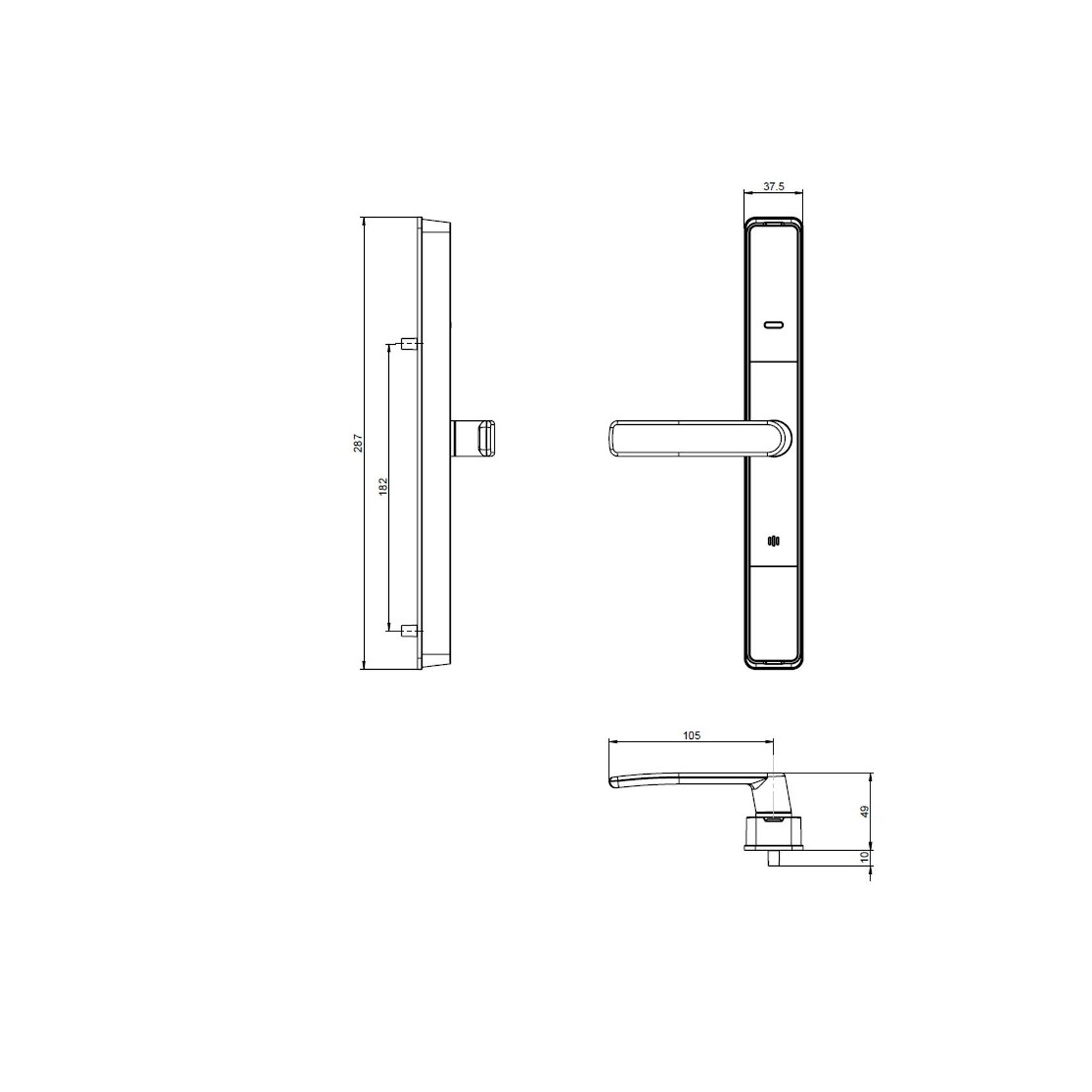 Yale Unity Slim Smart Lock gallery detail image