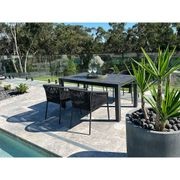 Adele Ceramic Outdoor table with 4x Gizella Chairs gallery detail image