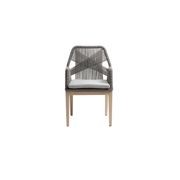Hugo Rope Dining Chair in Light Oak Timber Look gallery detail image