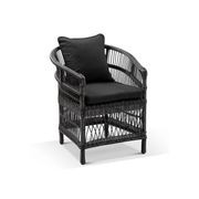 Malawi Outdoor Wicker and Aluminium Dining Chair gallery detail image