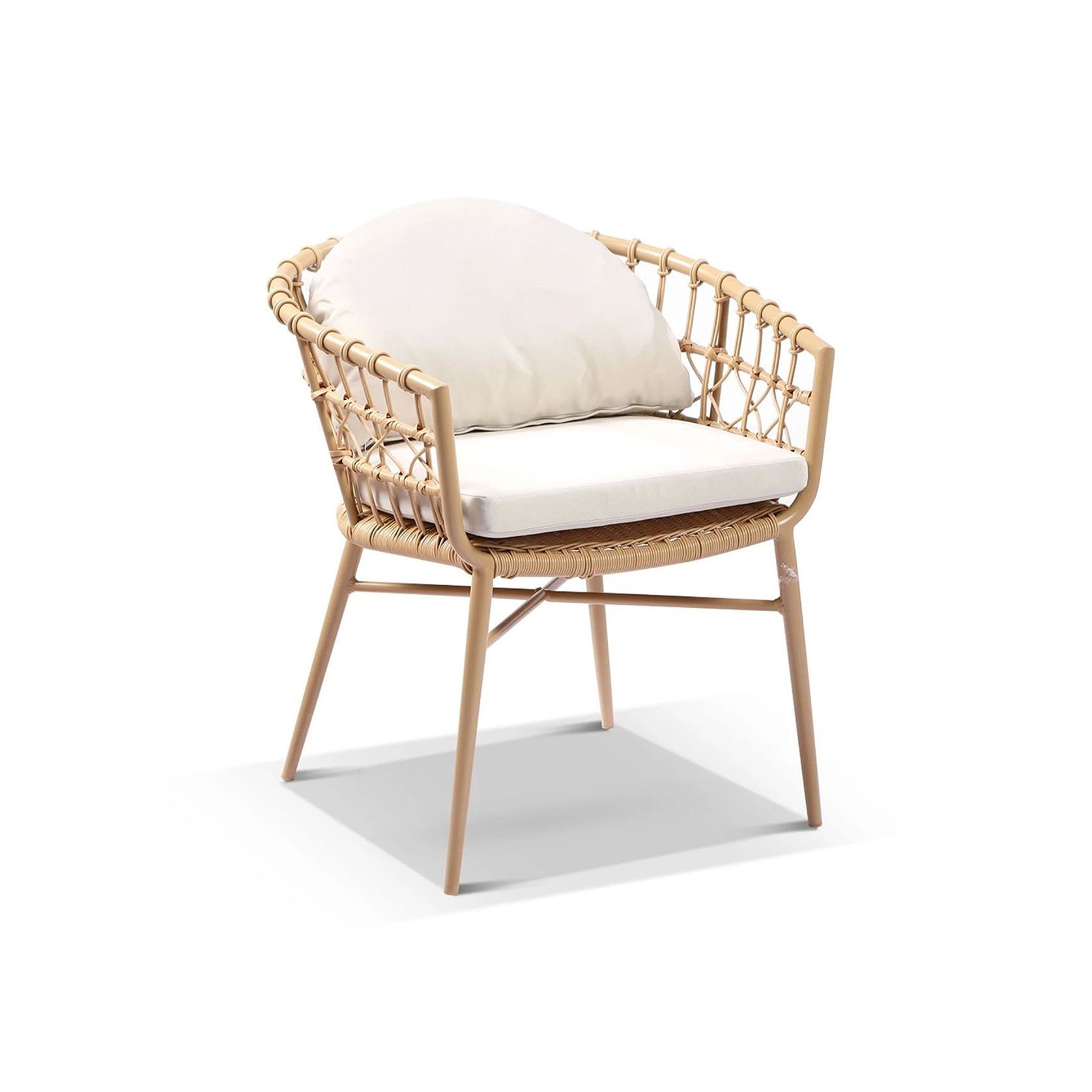 Moana Outdoor Wicker and Aluminium Dining Chair gallery detail image
