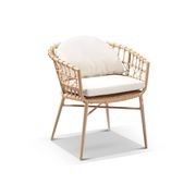 Moana Outdoor Wicker and Aluminium Dining Chair gallery detail image