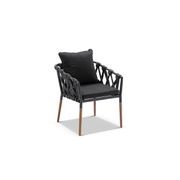 Cove Outdoor Rope and Aluminium Dining Chair gallery detail image