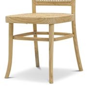 Prague Solid Teak Bentwood Cane Dining Chair | Natural | Set of 2 gallery detail image