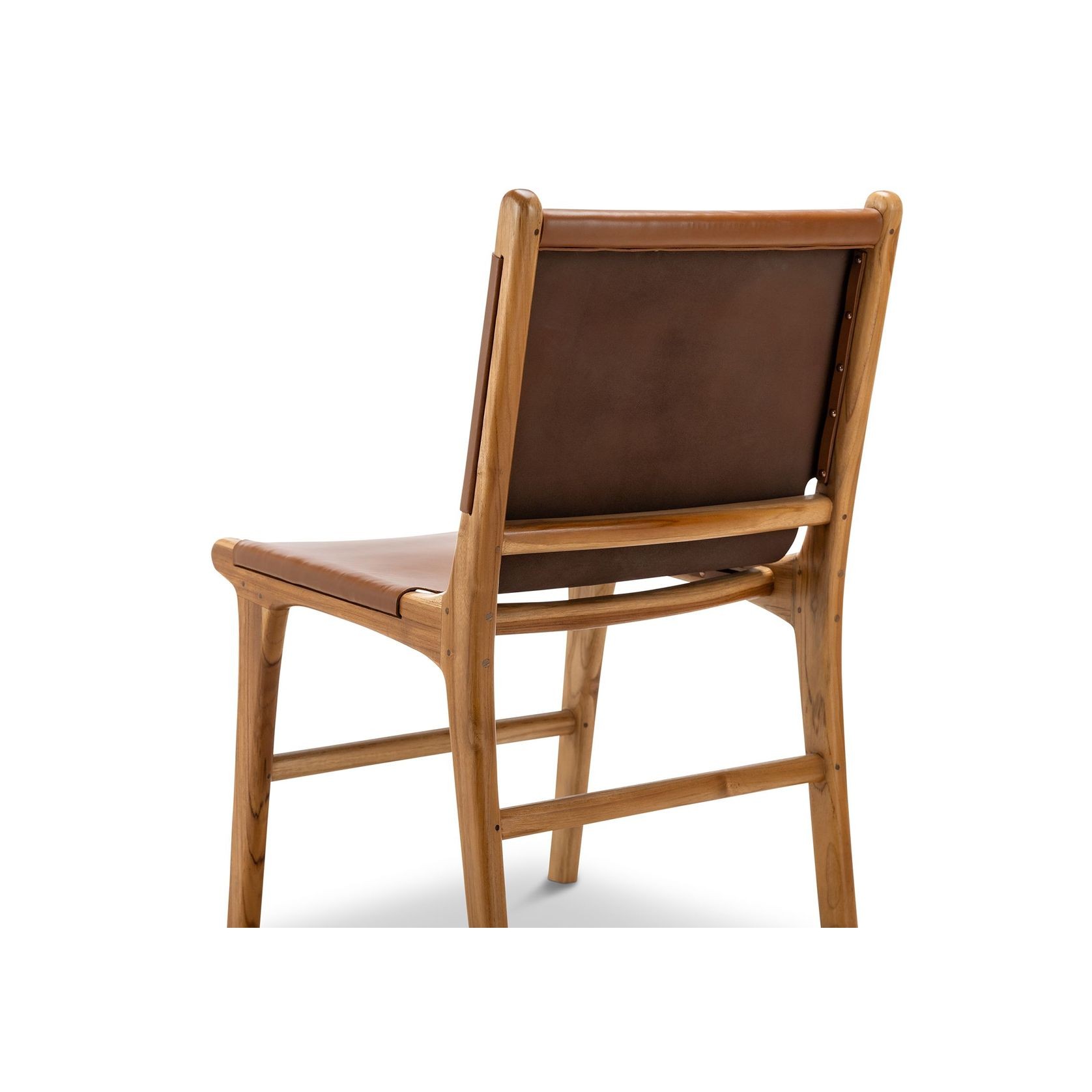 Lazie Leather Sling Dining Chairs | Set of 2 | Coco Tan gallery detail image